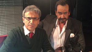 José Mota y Javier Quero interpretando a Carlos Herrera en La hora de José Mota TVE